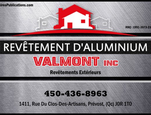 REVÊTEMENT D&rsquo;ALUMINIUM VALMONT INC