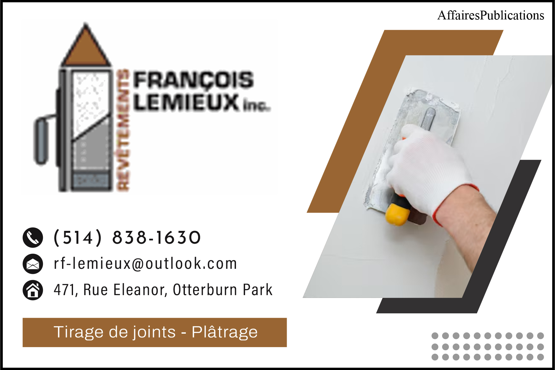 REVÊTEMENTS FRANÇOIS LEMIEUX