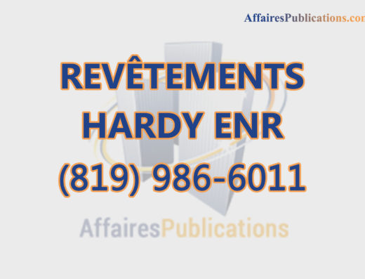 REVÊTEMENTS HARDY ENR