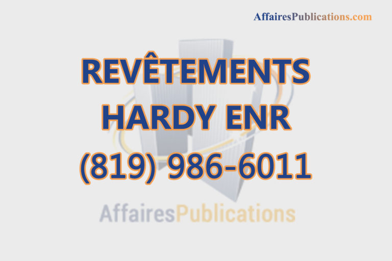REVÊTEMENTS HARDY ENR