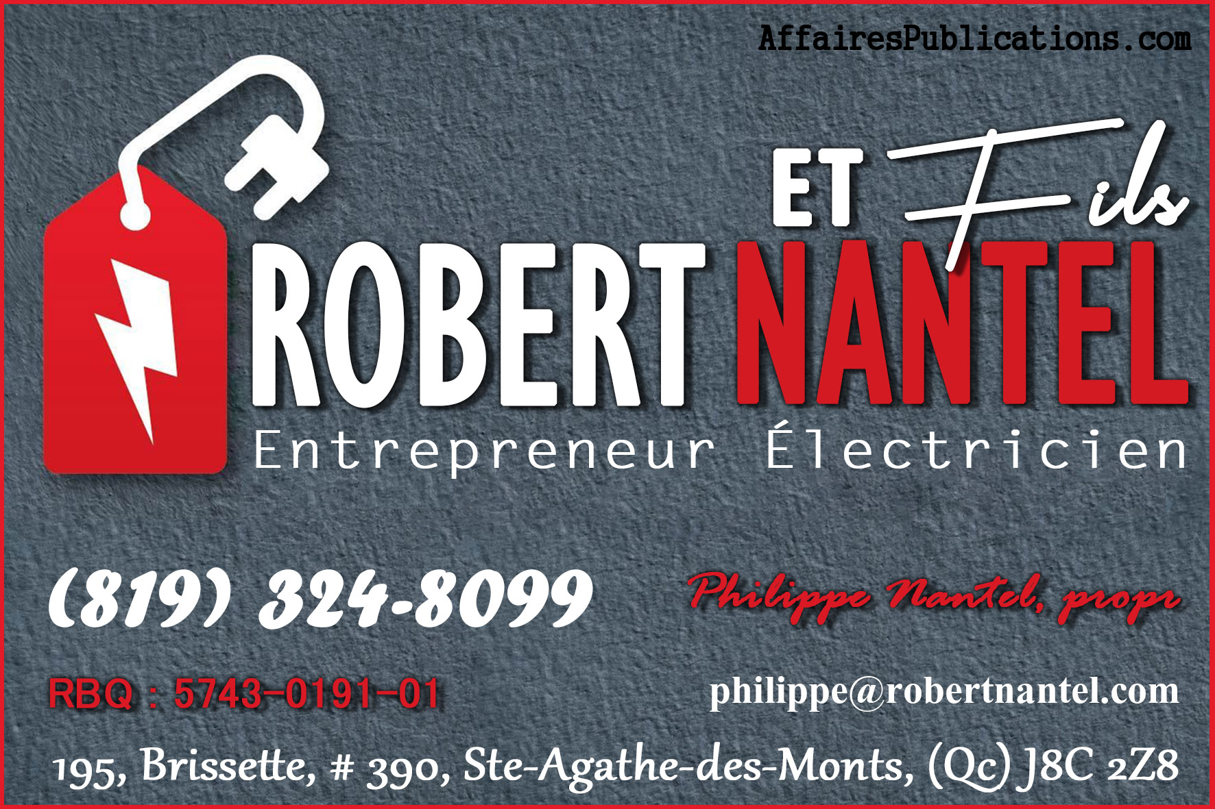 ROBERT NANTEL ET FILS