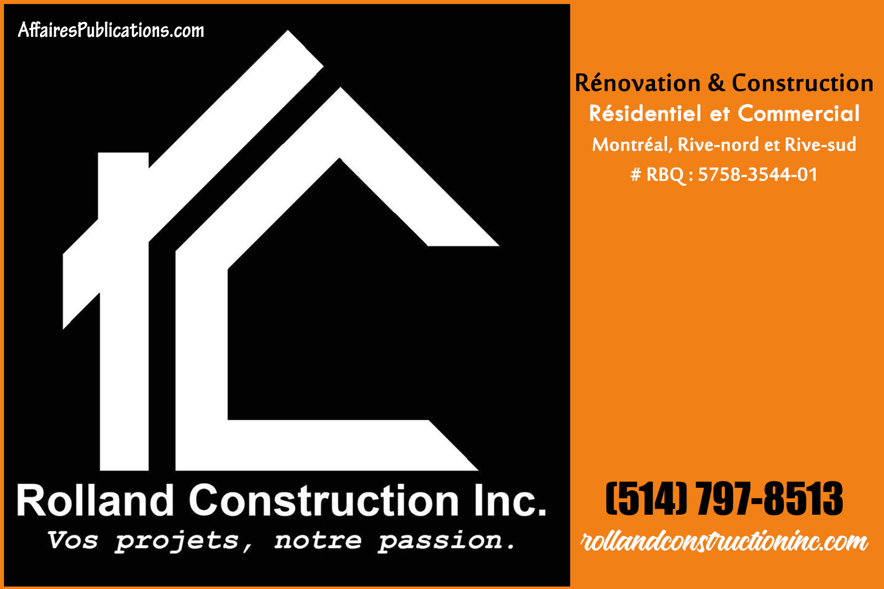 ROLLAND CONSTRUCTION INC