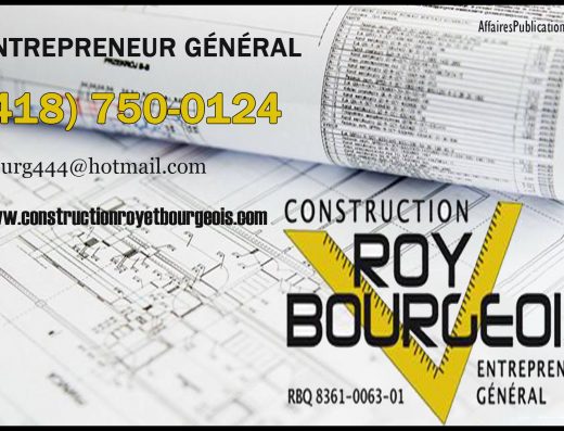ROY ET BOURGEOIS CONSTRUCTION INC