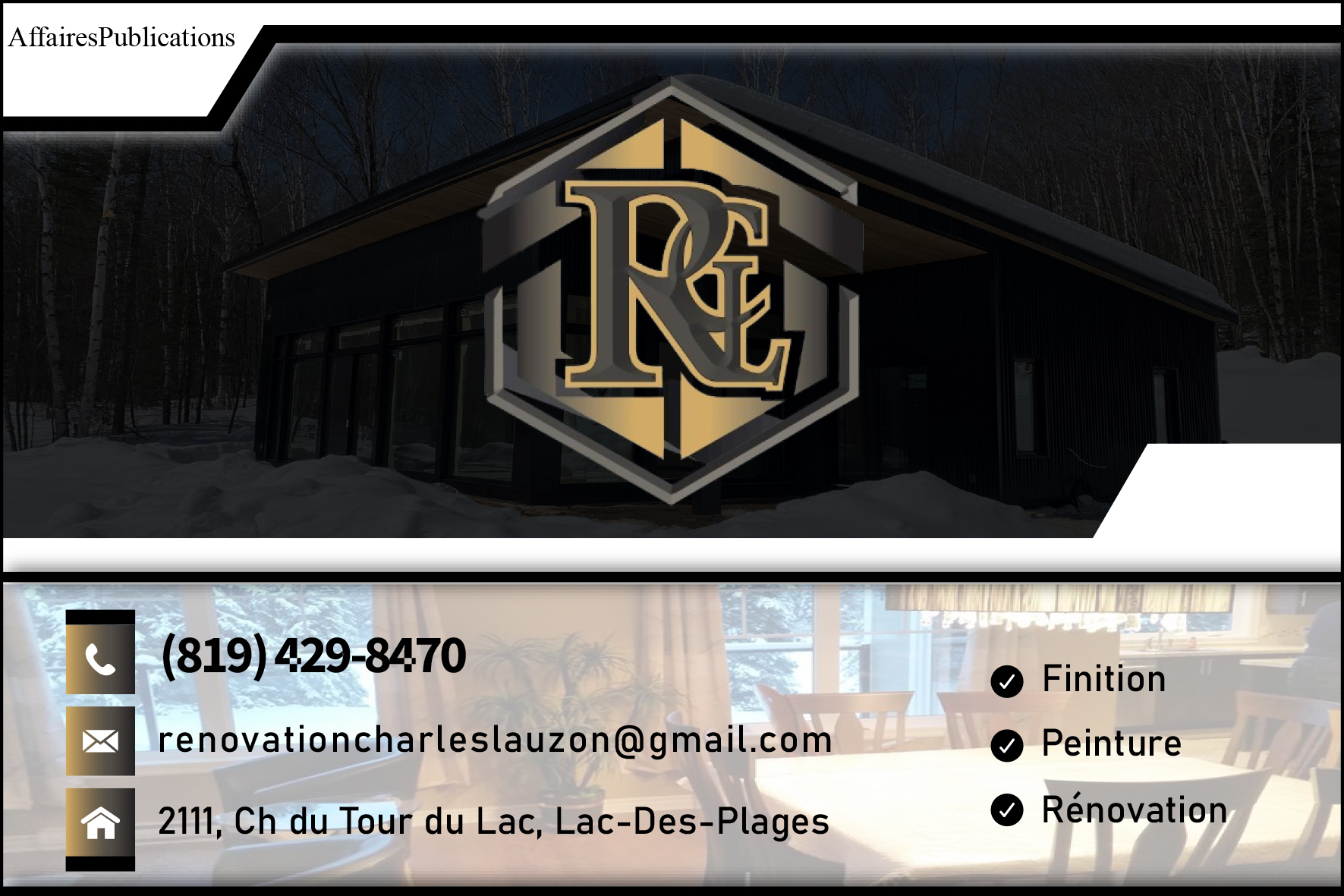 RÉNOVATION CHARLES LAUZON