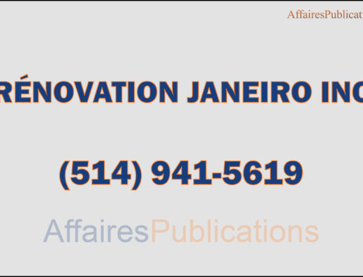 RÉNOVATION JANEIRO INC