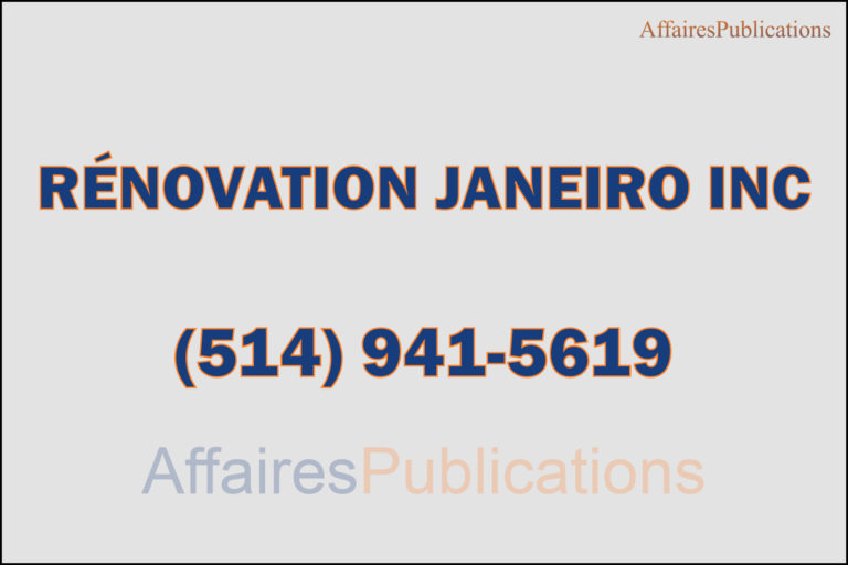 RÉNOVATION JANEIRO INC