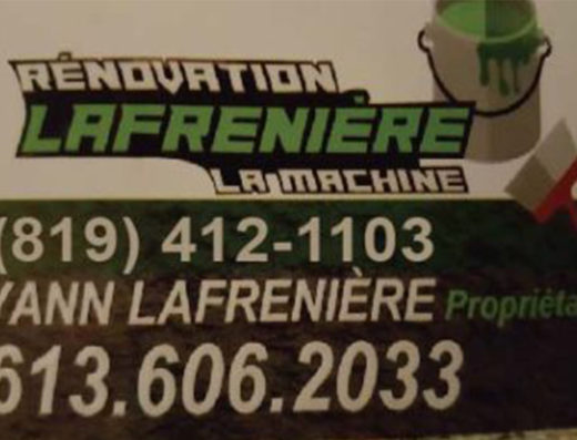 RÉNOVATION YANN LAFRENIÈRE INC