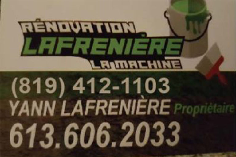 RÉNOVATION YANN LAFRENIÈRE INC