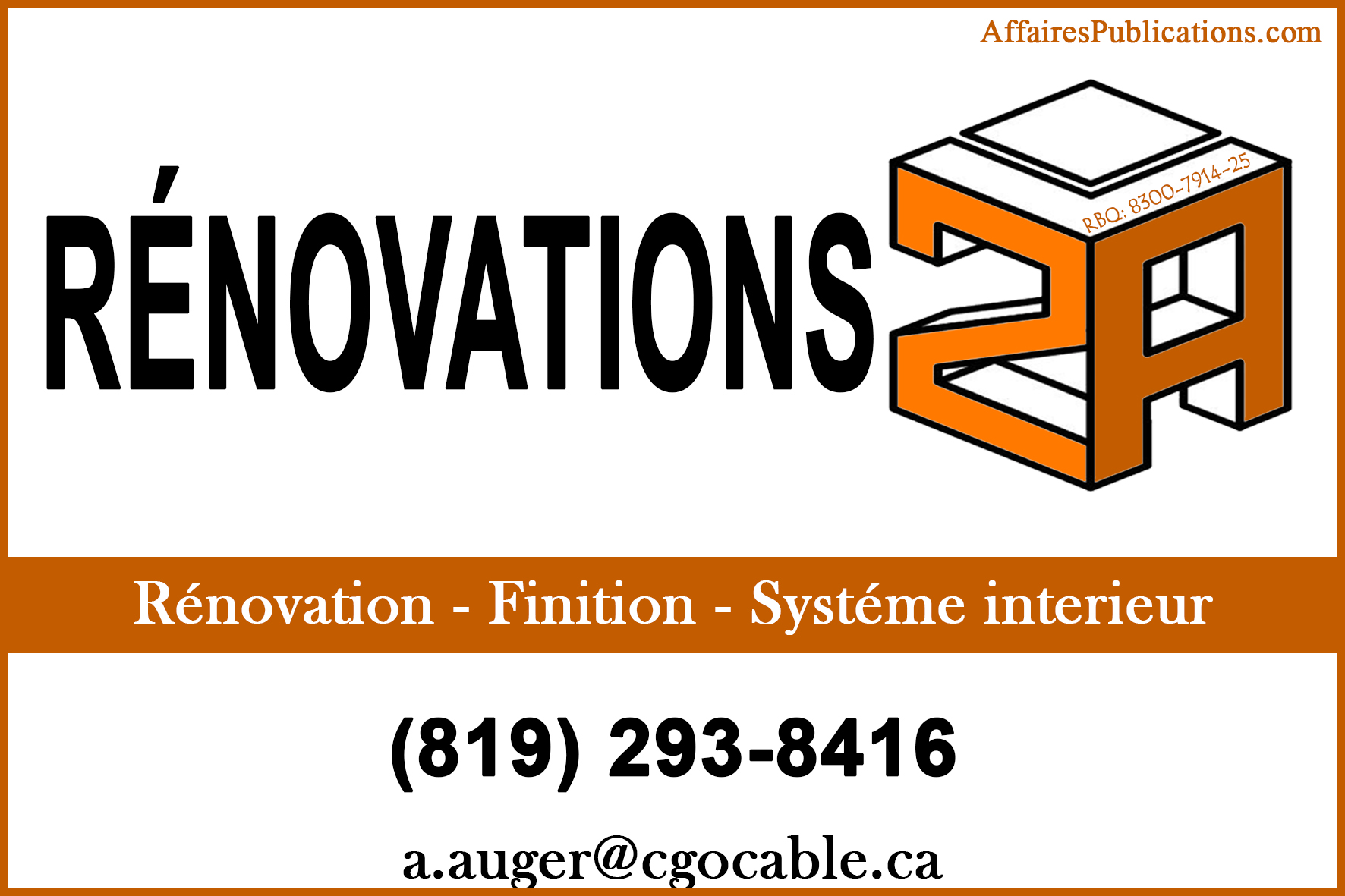RÉNOVATIONS 2 A ENR