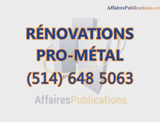 RÉNOVATIONS PRO-MÉTAL