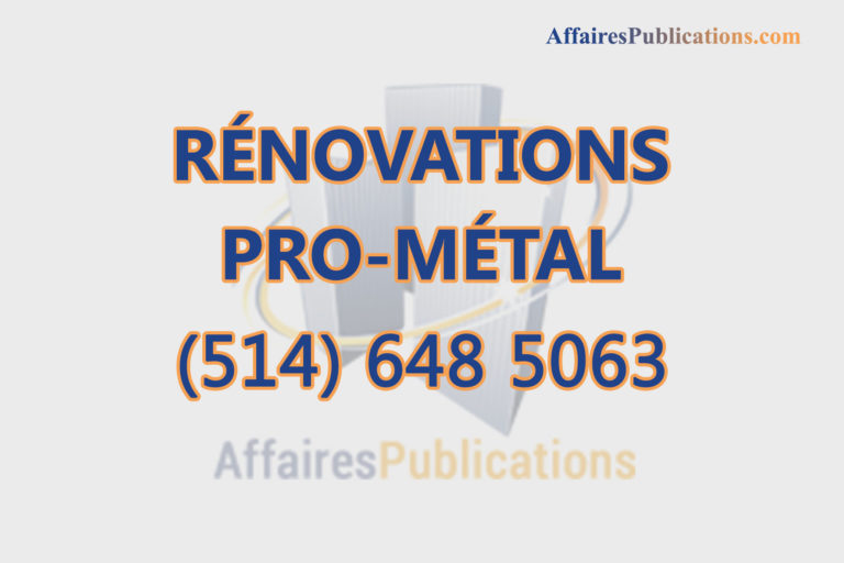 RÉNOVATIONS PRO-MÉTAL