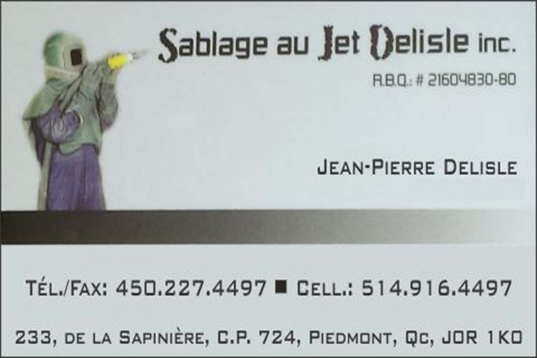 SABLAGE AU JET DELISLE INC