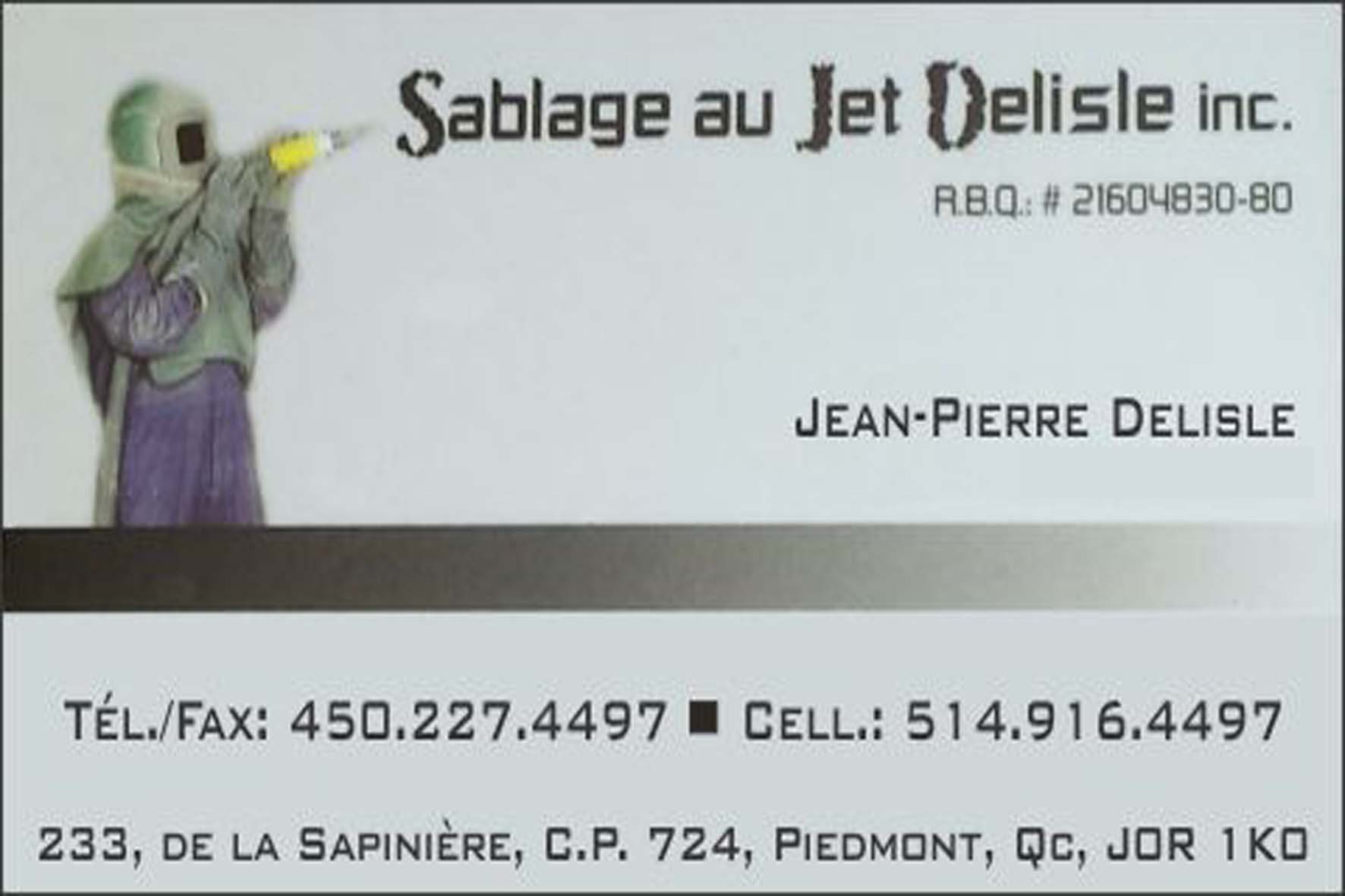 SABLAGE AU JET DELISLE INC