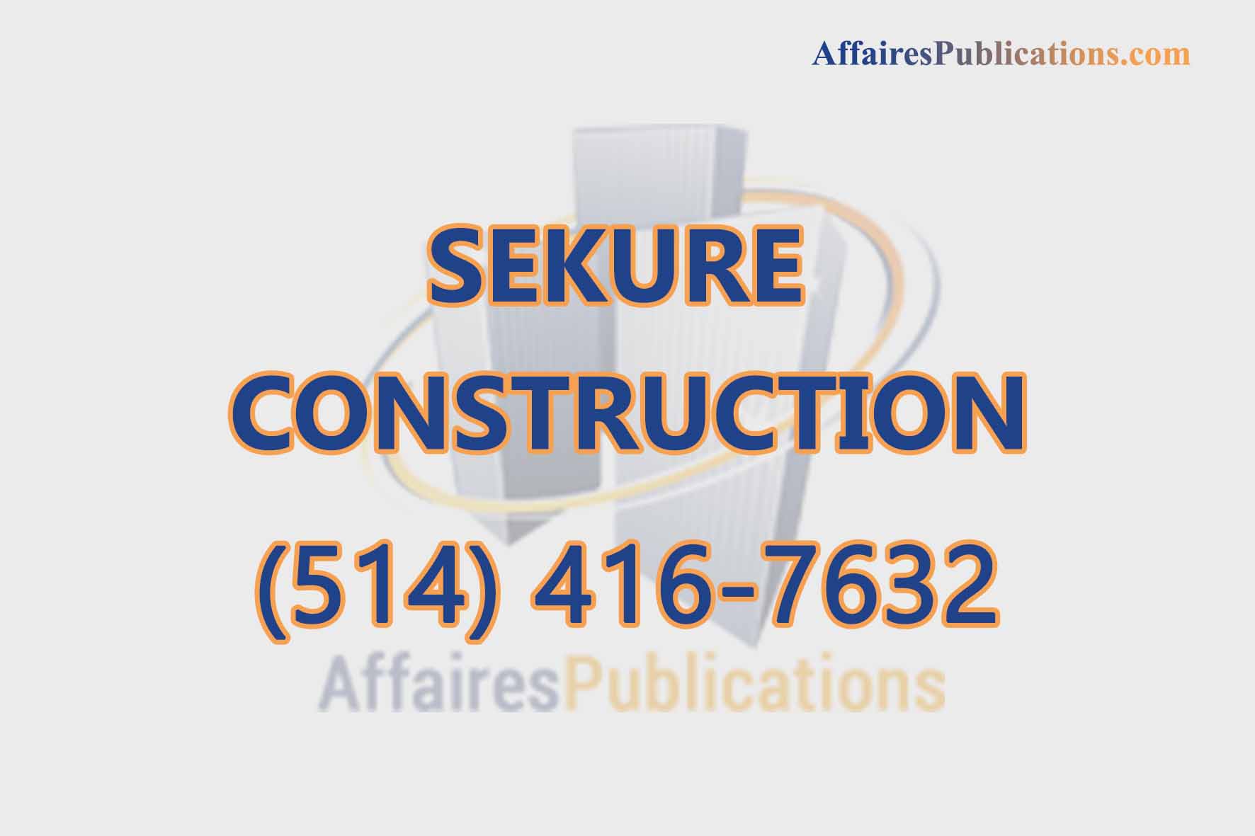 SEKURE CONSTRUCTION