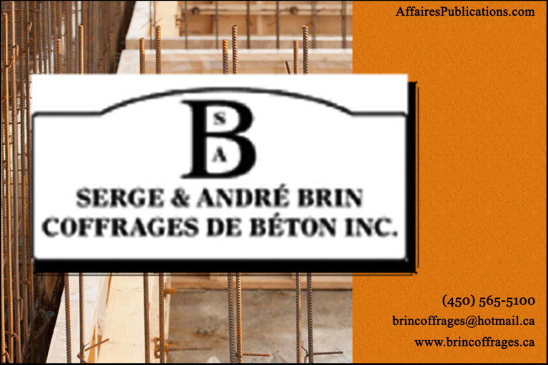 SERGE ET ANDRÉ BRIN COFFRAGES DE BÉTON INC