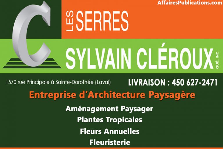 LES SERRES SYLVAIN CLÉROUX INC