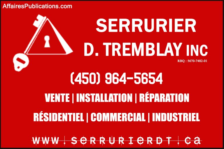 SERRURIER D TREMBLAY INC