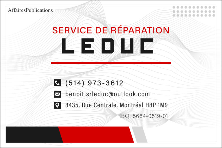 SERVICE DE RÉPARATION LEDUC INC