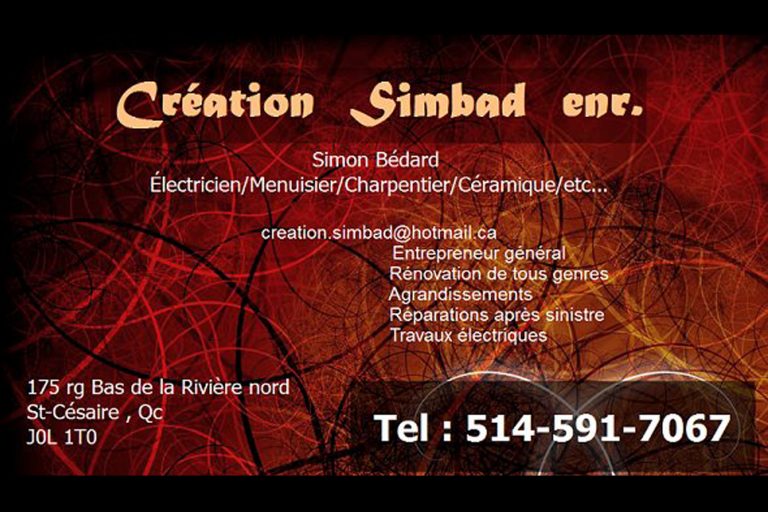 CRÉATION SIMBAD