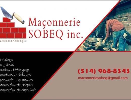 MAÇONNERIE SOBEQ INC
