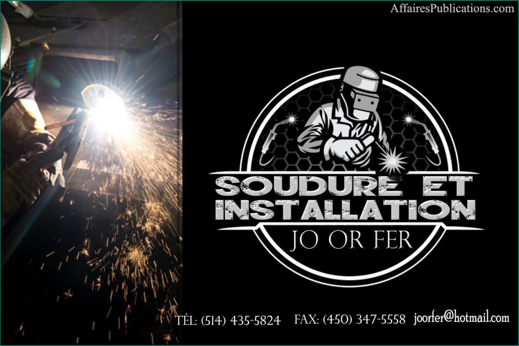 SOUDURE ET INSTALLATION JO OR FER