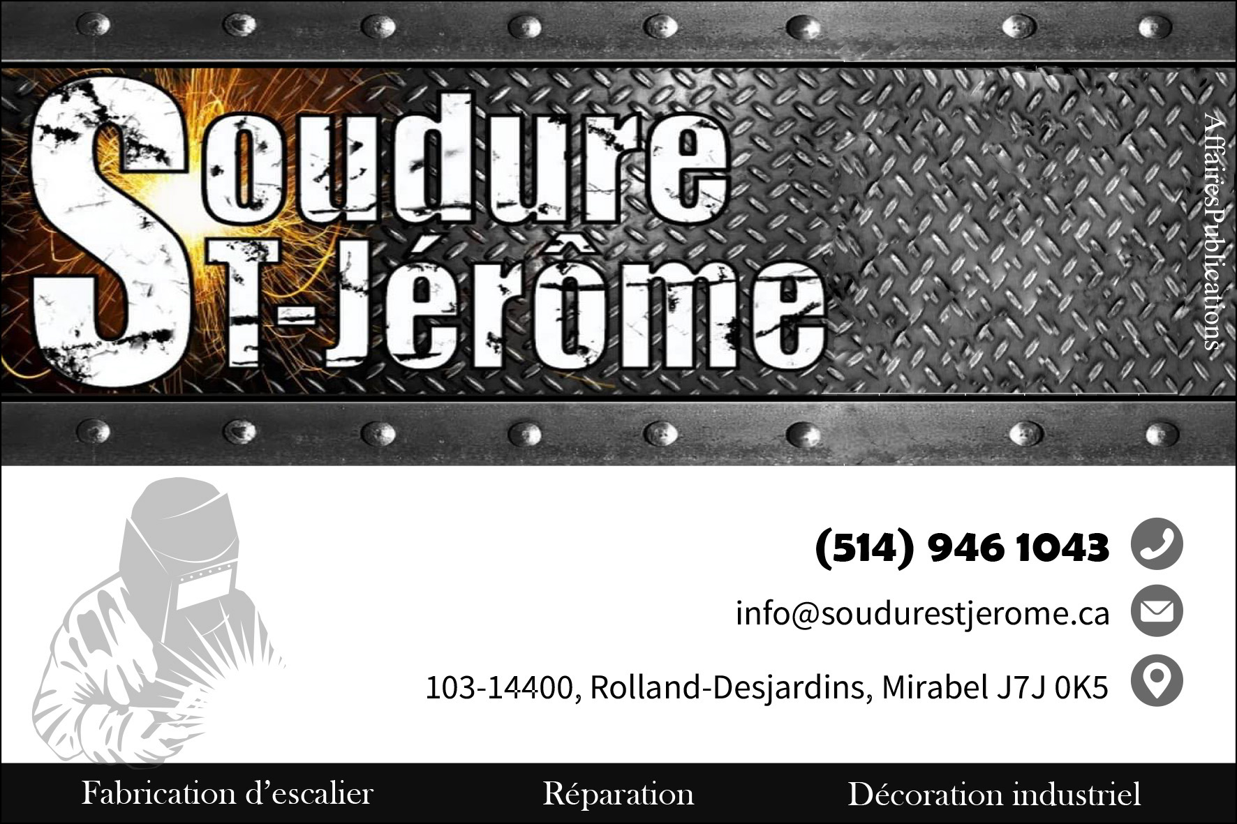 SOUDURE ST-JÉROME