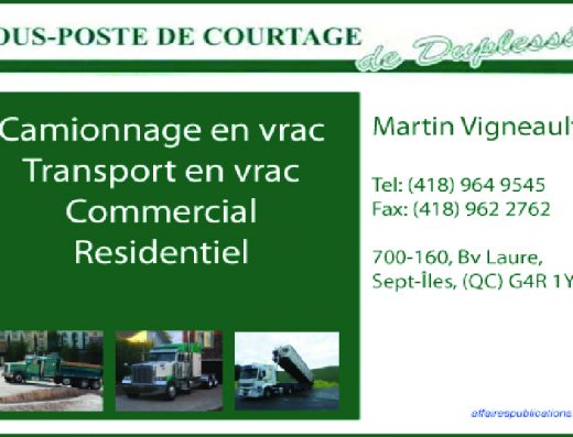 SOUS-POSTE DE COURTAGE DE DUPLESSIS
