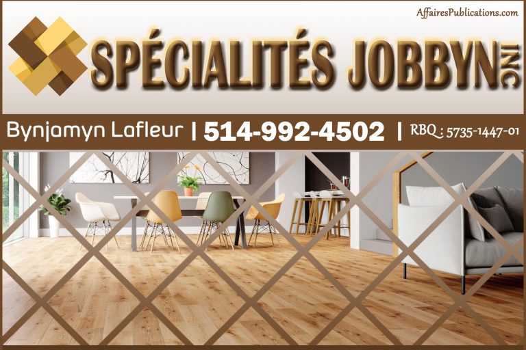SPÉCIALITÉS JOBBYN INC