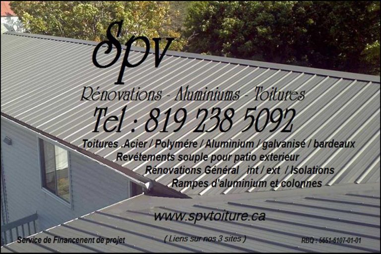 SPV RÉNOVATION ALUMINIUM TOITURES
