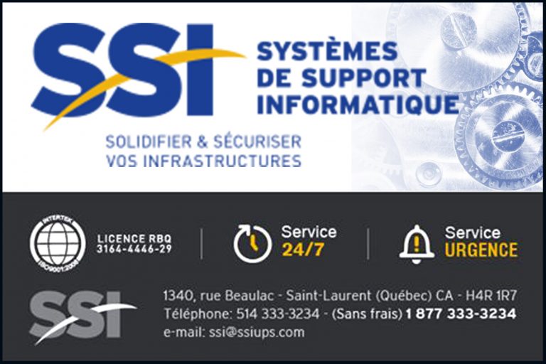 SSI SYSTÈMES DE SUPPORT INFORMATIQUE