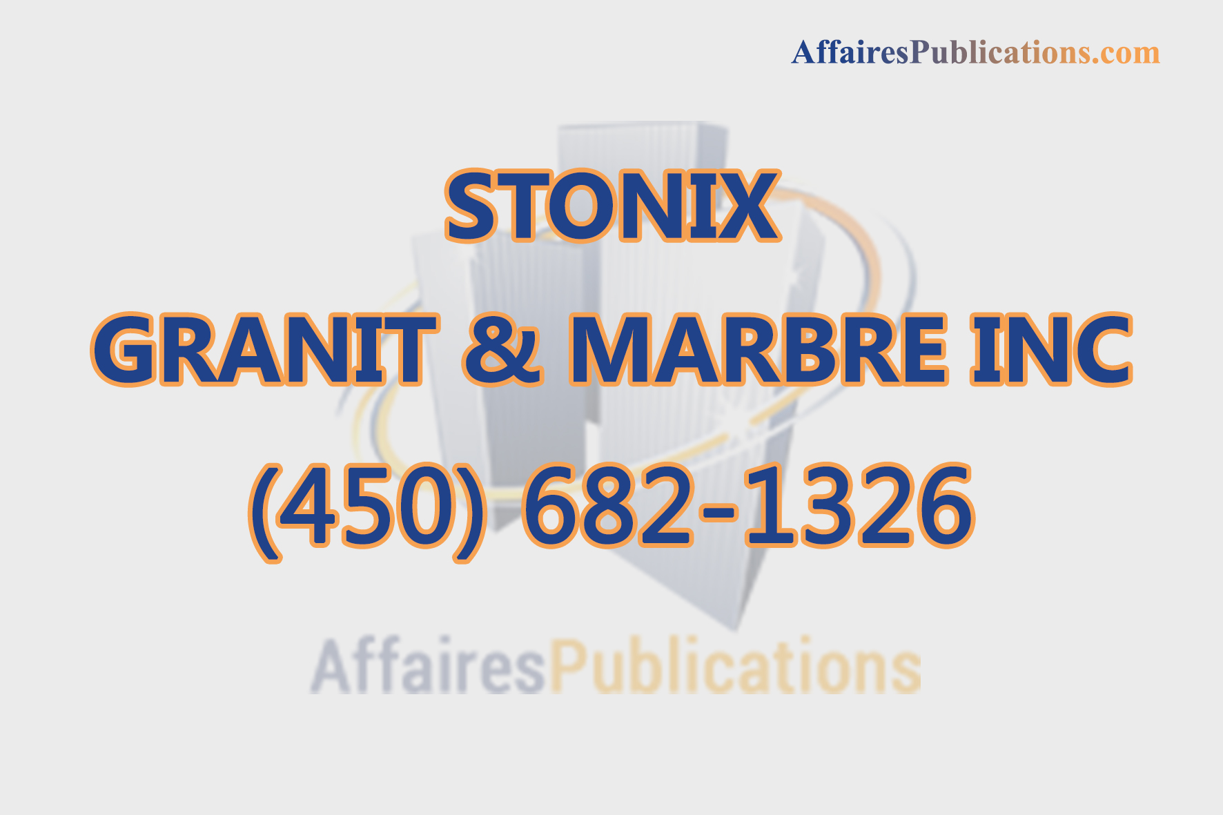 STONIX GRANIT & MARBRE INC