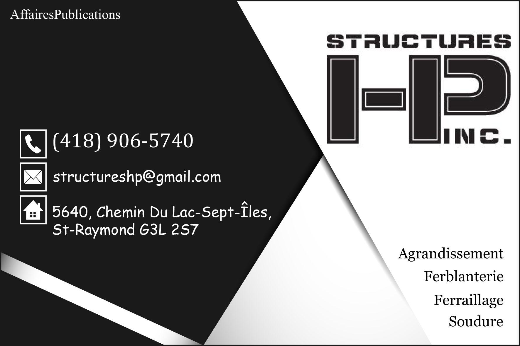 STRUCTURES HP INC