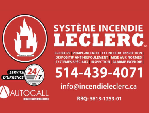 SYSTÈME INCENDIE LECLERC INC