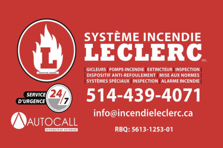 SYSTÈME INCENDIE LECLERC INC