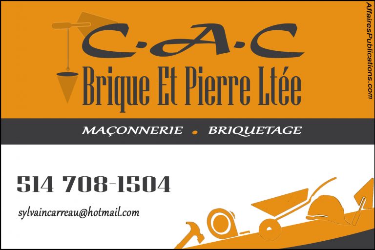 BRIQUE ET PIERRE C A C LTÉE