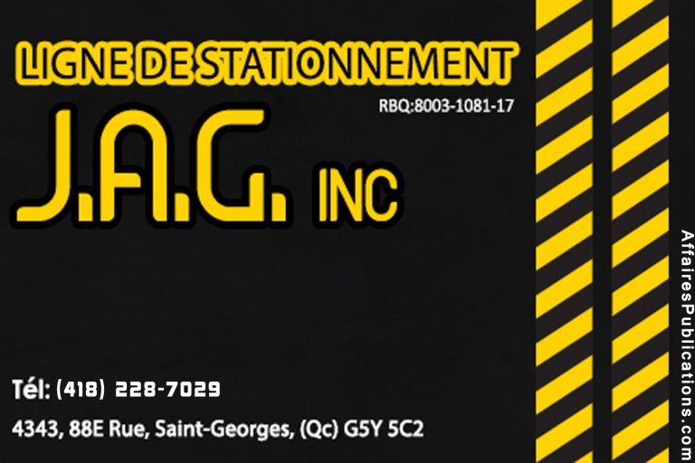 LIGNE DE STATIONNEMENT J A G INC