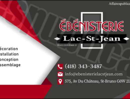 ÉBÉNISTERIE LAC ST-JEAN