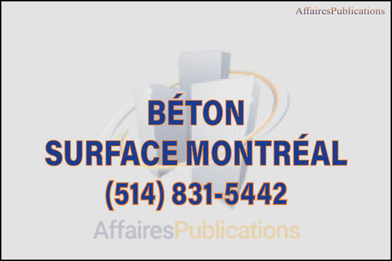BÉTON SURFACE MONTRÉAL