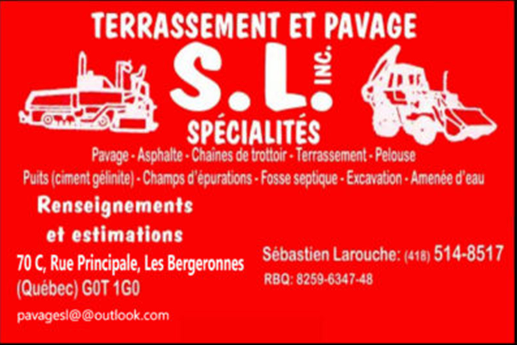 TERRASSEMENT ET PAVAGE S.L.  9066-6942 QUÉBEC INC