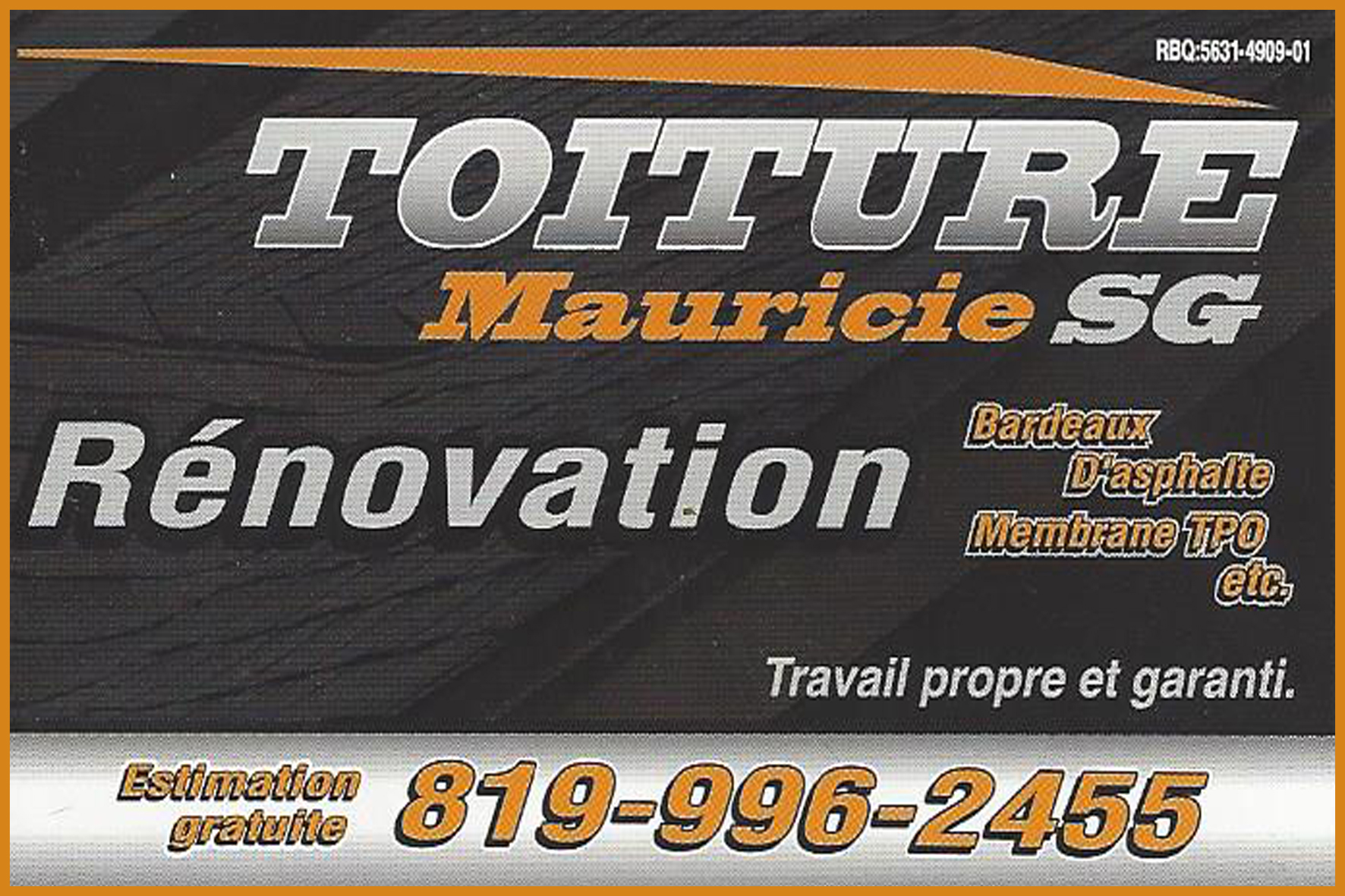 TOITURE MAURICIE SG INC