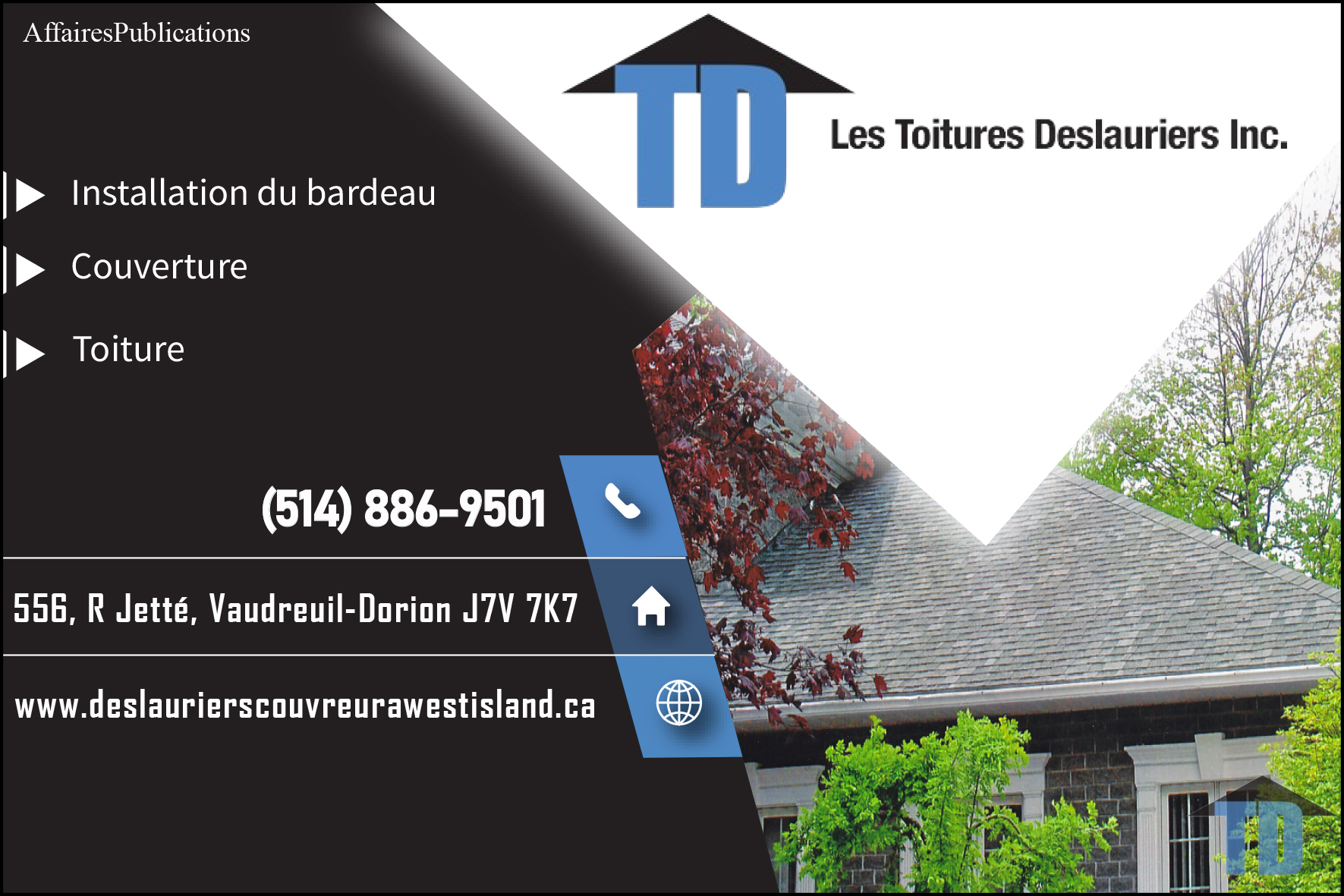 TOITURES DESLAURIERS INC