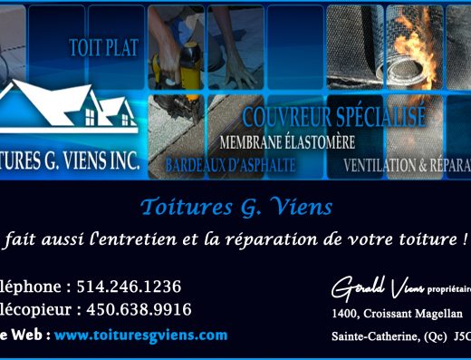 TOITURES G VIENS INC
