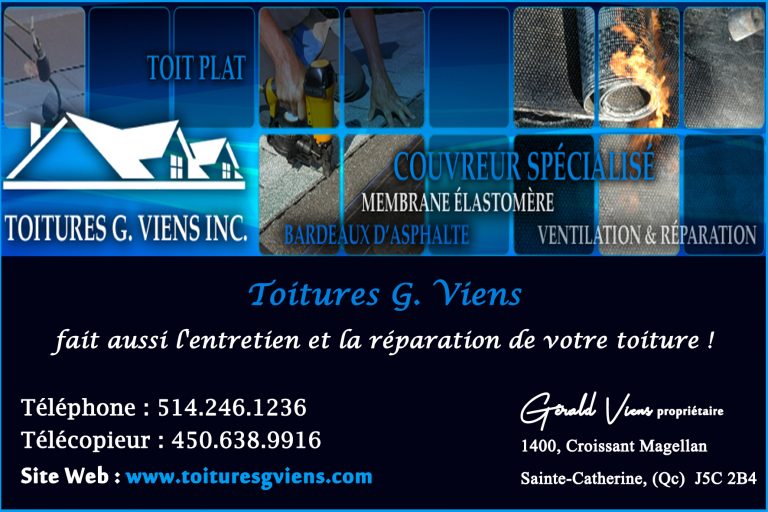 TOITURES G VIENS INC