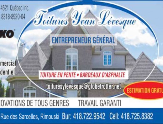 TOITURES Y LÉVESQUE
