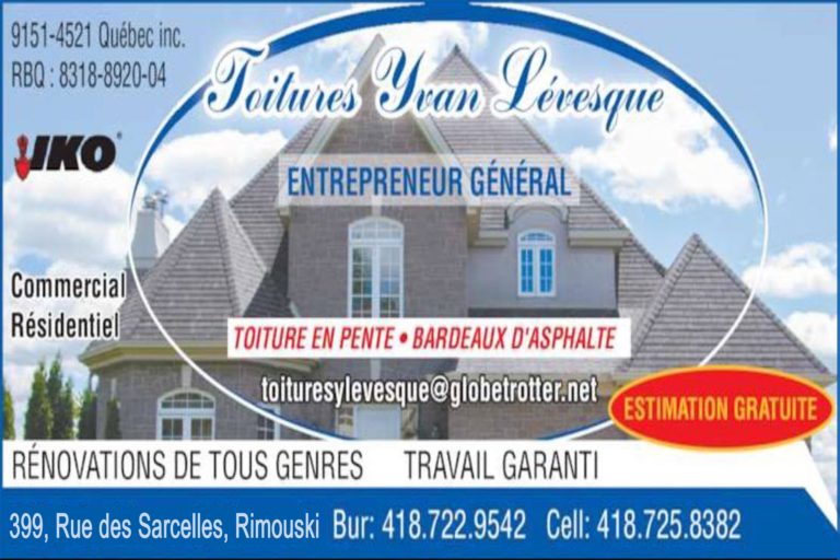 TOITURES Y LÉVESQUE