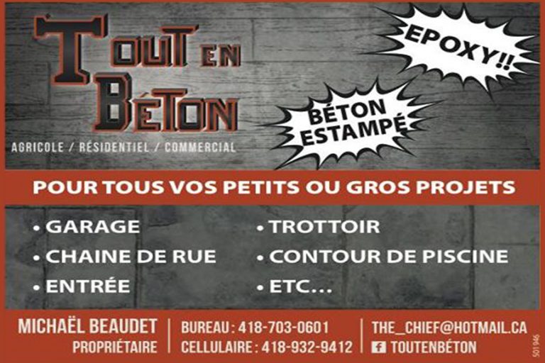 TOUT EN BÉTON