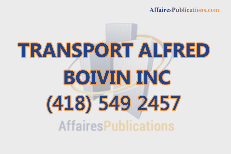 TRANSPORT ALFRED BOIVIN INC