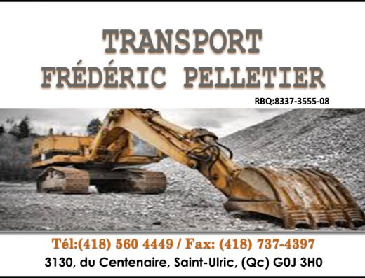 TRANSPORT FRÉDÉRIC PELLETIER