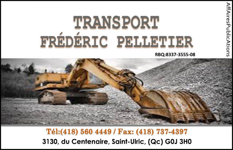 TRANSPORT FRÉDÉRIC PELLETIER
