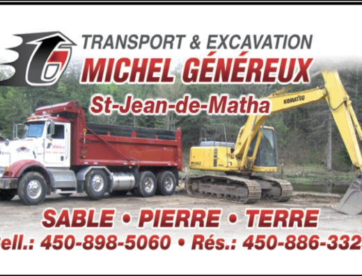 TRANSPORT MICHEL GÉNÉREUX </br> 9019-8953 QUÉBEC INC